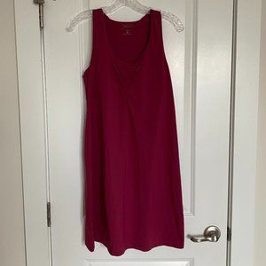 Athleta dress, women's L, burgundy